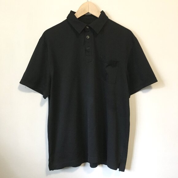 Arnold Palmer Black Stain Resistant Polo Shirt - Picture 1 of 14